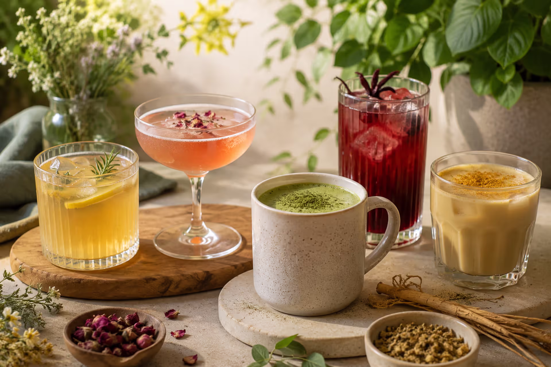 Best Adaptogen Drinks to Replace Alcohol for Relaxation